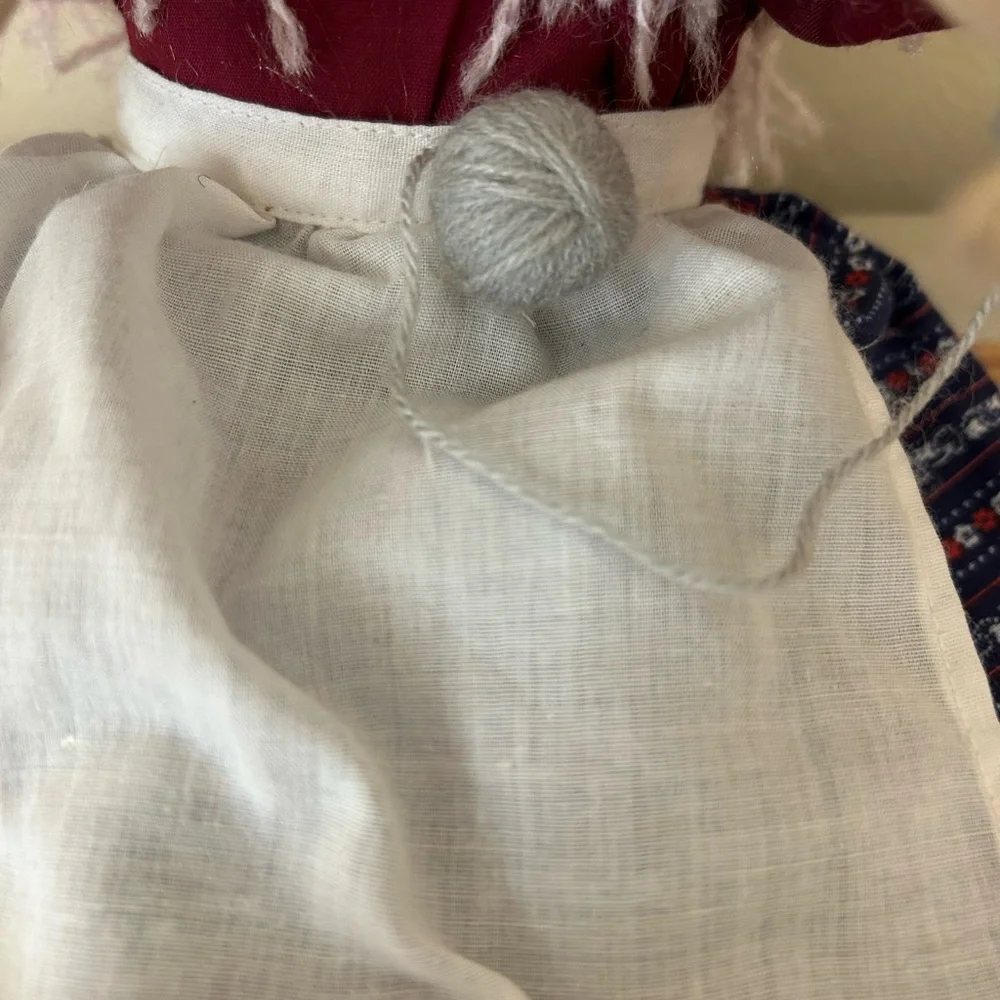 Vintage German Oma & Opa Handmade Cloth Dolls Kaufhof Grandparents Set